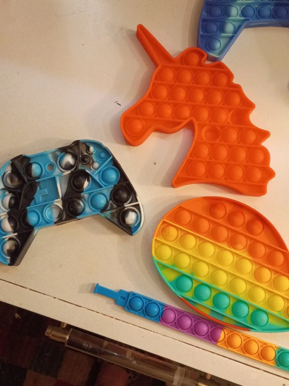 Set of 6 Pop Push Fidget Toys